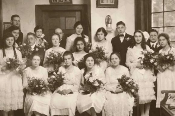 group confirmation photo from early 20th century